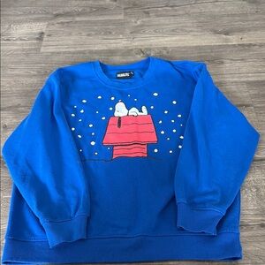 Blue Snoopy Sweatshirt-
Worn once - perfect condition